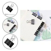 

12/24/48/40/60Pcs Paper Clamp Convenient Multiple Solid Color for Study Binder Clips Documents Clips