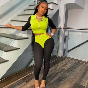 

2 Piece Women Set Africa Clothes African Dashiki New Fashion Suit (Top And Trousers) Super Elastic Party Plus Size For Lady