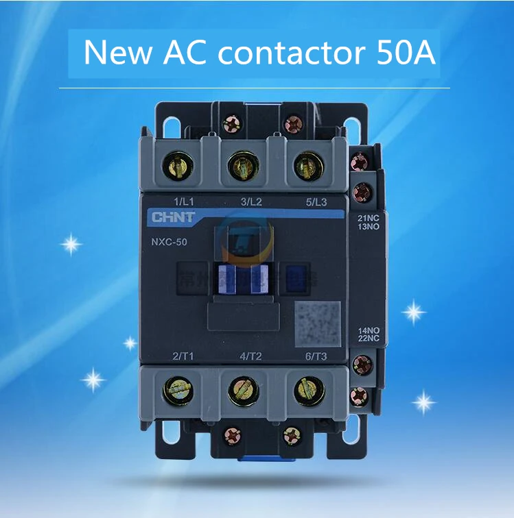 

New AC contactor NXC-50 50A replaces CJX2-5011 AC380V