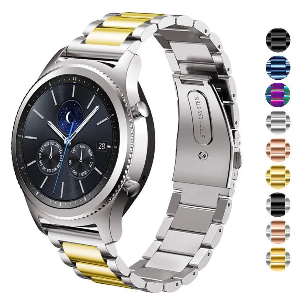 

SAMSUNG Gears2/S3 Smart Watch Band S3classic san zhu Stainless Steel Metal 20/22 Mm Watch Strap