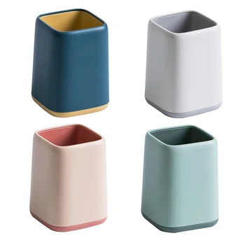 

Two-color Contrast Color Pen Holder Desktop Storage Box Student Put Pen Induction Box Multi-function Makeup Brush Finishing Box