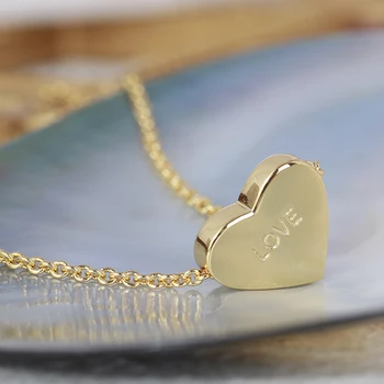 

Simple Non-Mainstream Design Lovely Love Delicate Compact Sweet Temperament Girl's Heart Fashion Necklace Clavicle Chain Girl