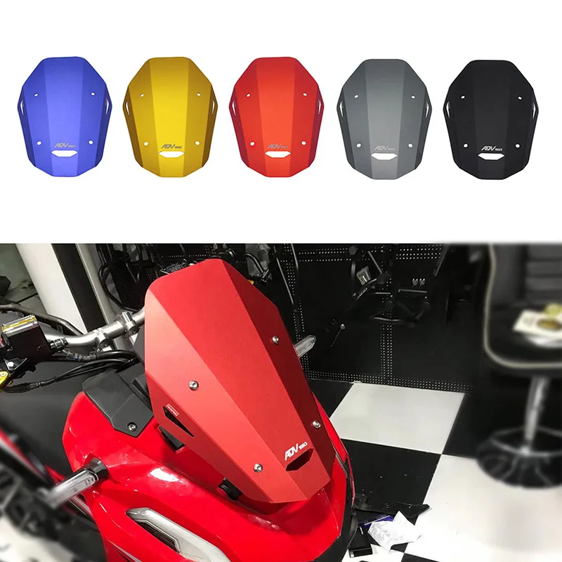 Ветровое стекло для мотоцикла Honda adv150 ветровое с логотипом ADV 150 черный красный