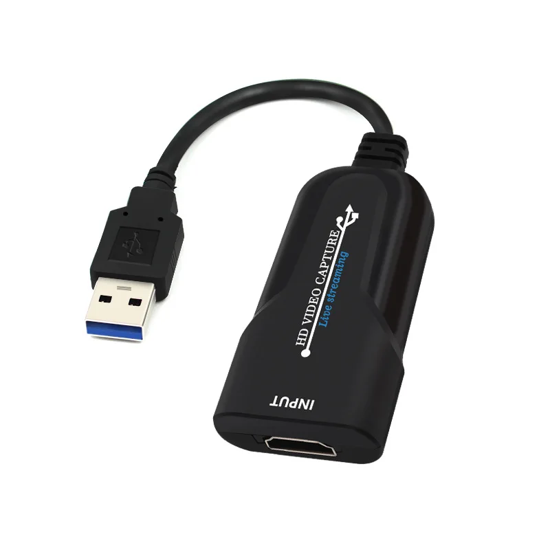 

Mini Video Capture Card USB 3.0 HDMI Video Grabber Record Box DVD Camcorder HD Camera Recording Live Streaming For PS4 Game