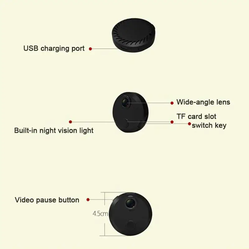 Мини Wifi камера HDQ15 1080P инфракрасное ночное видение микро видеокамера 150 градусов широкоугольный пульт дистанционного управления монитор подсказочная камера
