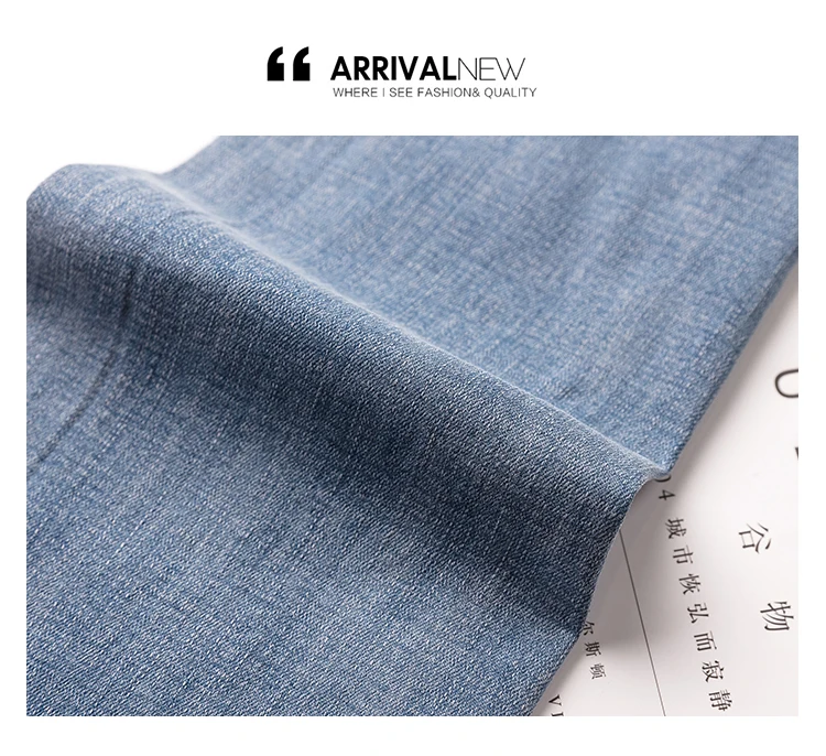 Maternity Jeans Cotton Elastic Adjustable Waist Soft Prop Belly Pants Slim Skinny Ankle-length Pregnant Women Clothes Casual