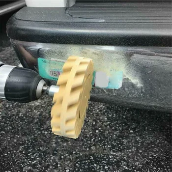 

Equipment Grinding Wheel 4-Inch Decal Eraser Tool W/ Thread Drill Adapter
