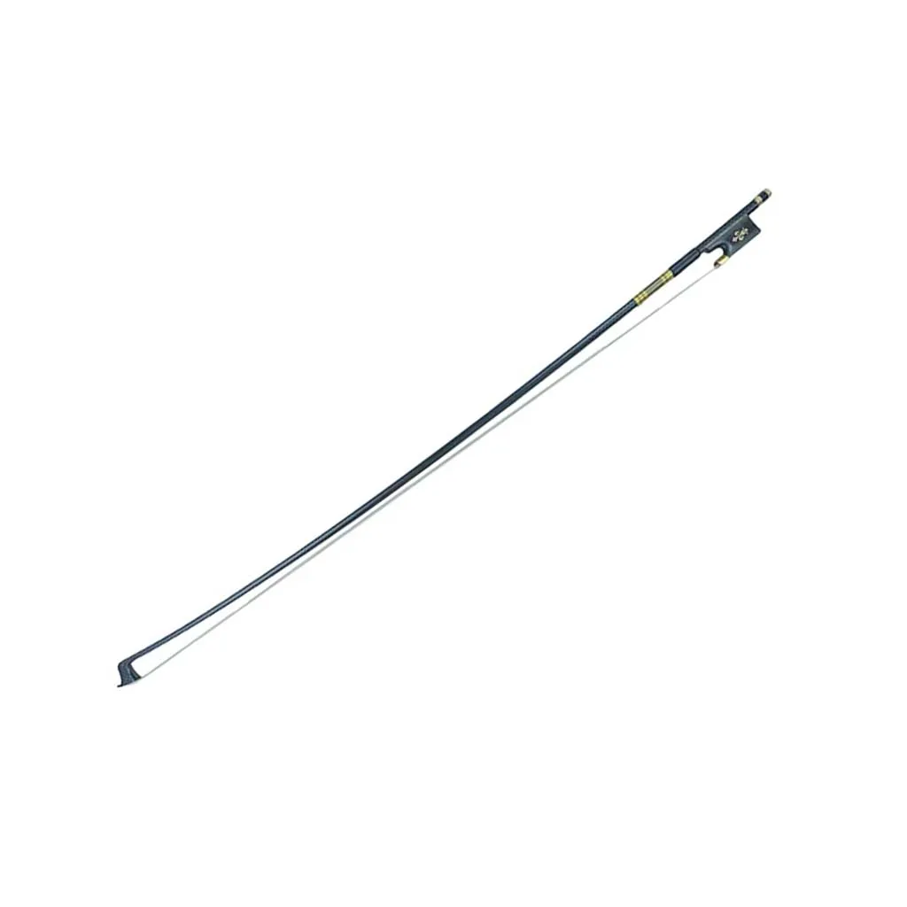 Violin Bow 4/4 Size Carbon Fiber W/ Ebony Frog Natural Mongolian Horse Hair