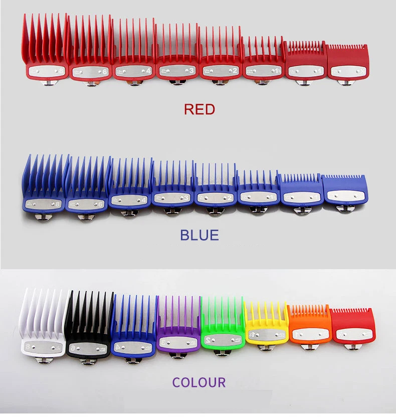 8 Grid Guide Limit Comb Cover Storage Box  Hair Clipper Rack Holder Organizer Case Salon Barber Tools，for general