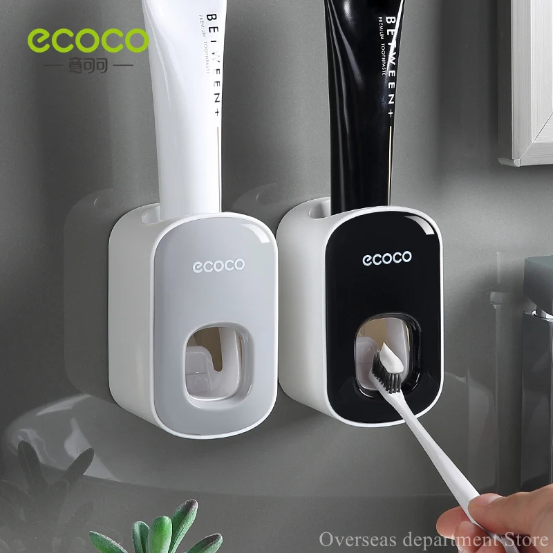 

Wall Mount Automatic Toothpaste Dispenser Bathroom Accessories Set Toothpaste Squeezer Dispenser Bathroom Toothbrush Holder Tool