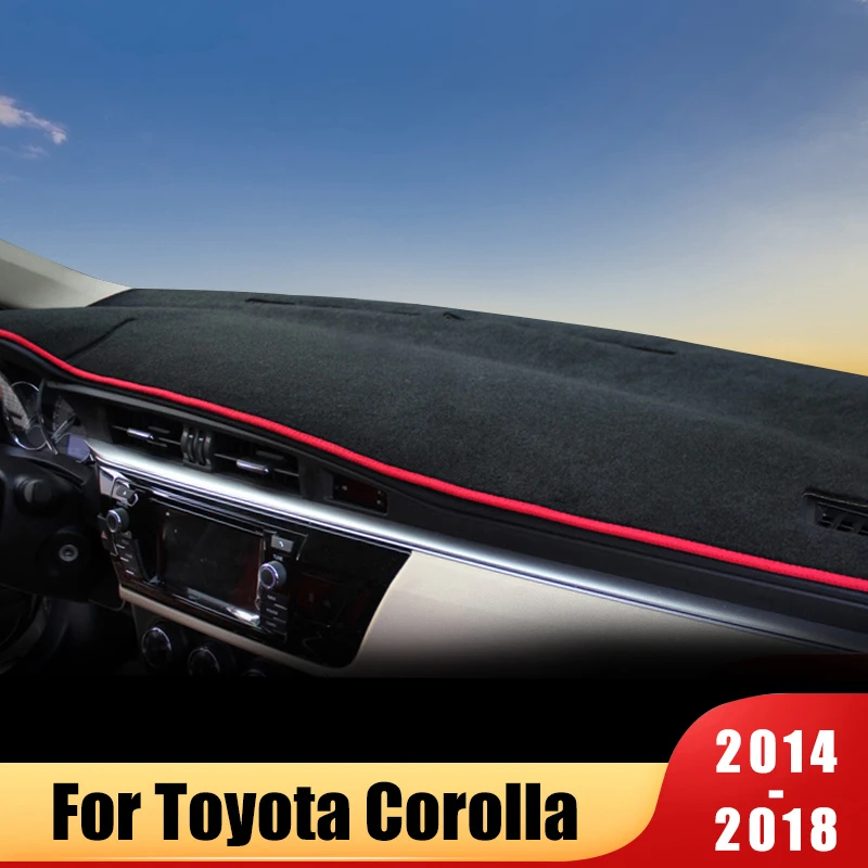 For Toyota Corolla E180 20142016 2017 2018 Car Dashboard Cover Mat