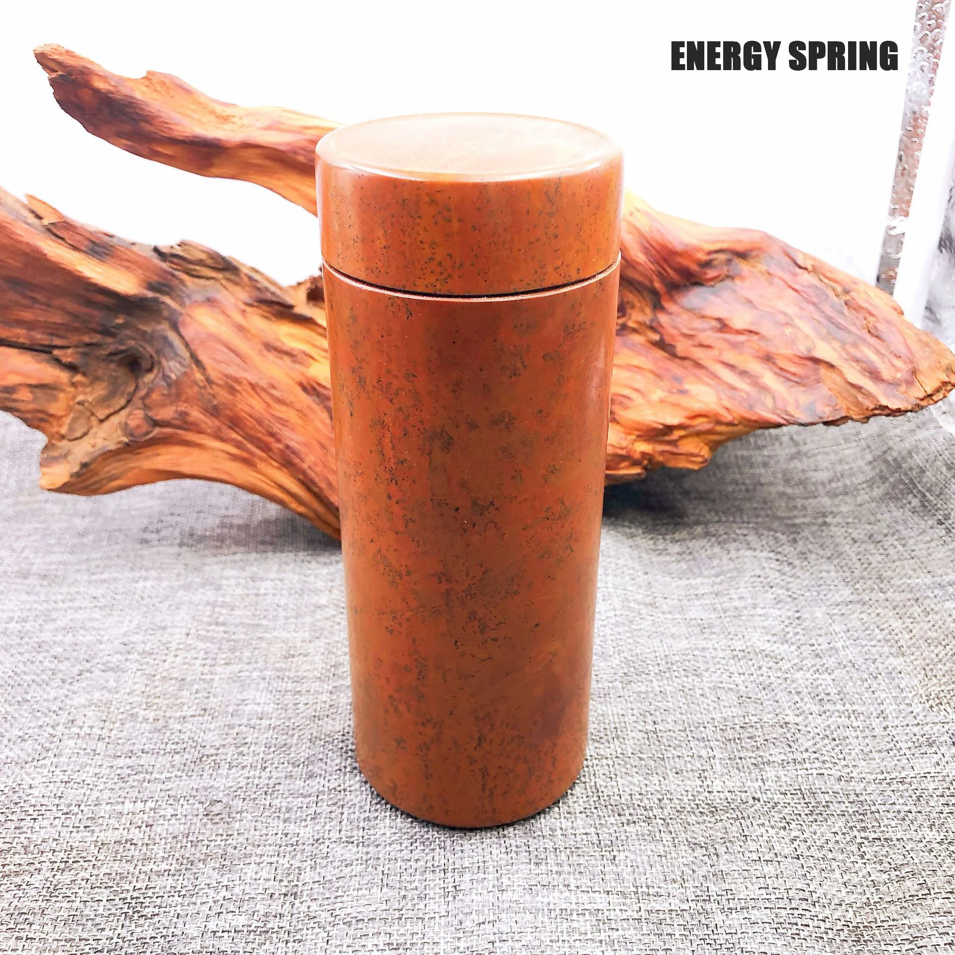 

ENERGE SPRING Red Stone Needle Health Cup Cup Cup Softening Water Alkaline Tea Cup Original Stone Business Water Cup