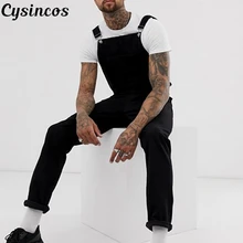 CYSINCOS новые модные мужские рваные джинсы комбинезоны Hi Street Distressed Denim bib комбинезоны новые мужские штаны на подтяжках Размер S-XXXL