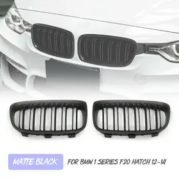 

Matte Black Front Kidney Grill Grille For BMW F20 F21 1 Series 2011-14 Hatchback