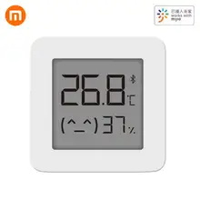 [Новейшая версия] Xiaomi Mijia Bluetooth термометр 2 беспроводной умный электрический цифровой гигрометр термометр работает с приложением Mijia