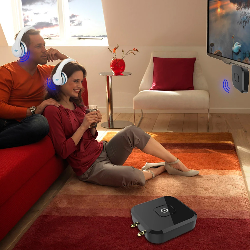 Audio Transmitter Airplane Elements Personal Car Part Bluetooth 4 1 Wireless Ornaments for Car TV Headphones Speaker
