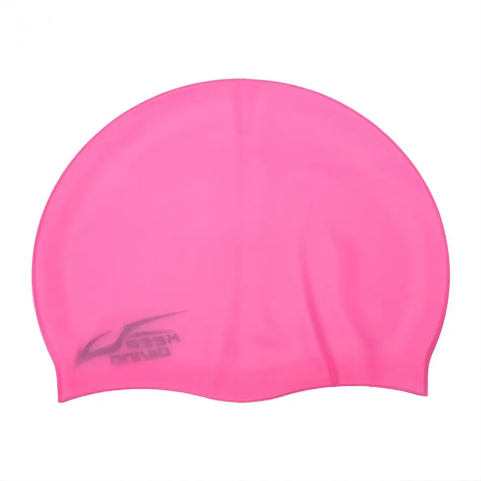 5Colors Adult Kid Unisex Elastic Silicone Swimming Swimwear Bathing Cap Waterproof Swim Hat 6