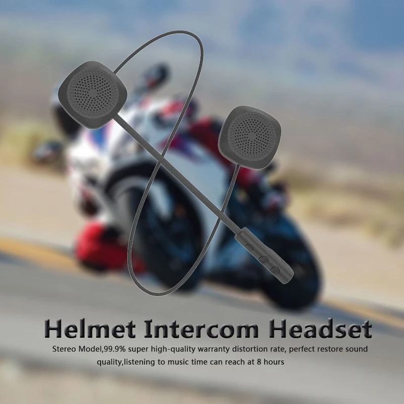 MH04 Motorcycle Helmet Bluetooth Headset Bluetooth 5 0 Stereo Automatic Call Answer Wireless Hands Free