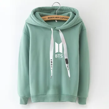 

2020 Autumn Hoodies Print Women Female Long Sleeve Solid Color Hooded Sweatshirt Hoodie Tracksuit Sweat Coat Casual Sportswear