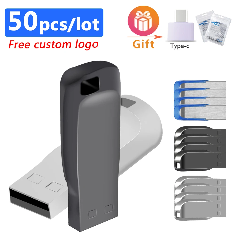 Usb-флеш-накопитель 50 шт./лот 128 ГБ usb 4 8 16 32 64 | Компьютеры и офис