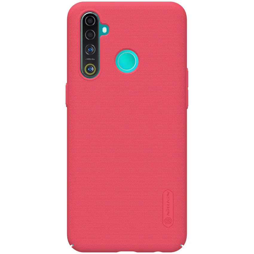 Для OPPO Realme 5 pro кейс чехол для OPPO Realme 5 pro высококачественный супер матовый щит - Цвет: Красный