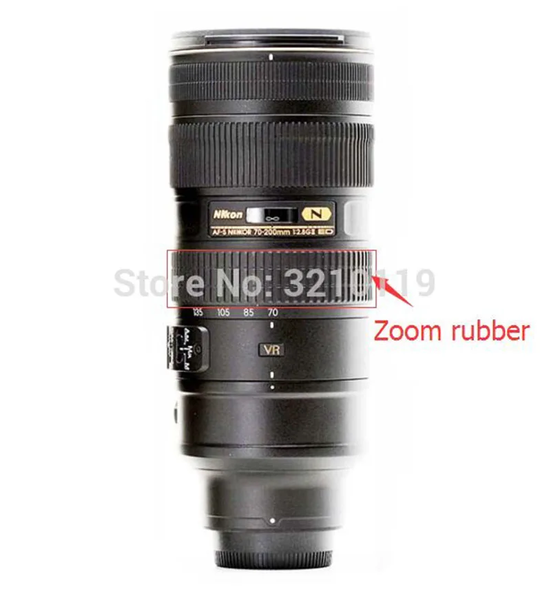 New LENS Genuine Zoom Focus Grip Rubber Ring For Nikon AF-S Nikkor 70-200 70-200mm f/2.8G ED VR II Repair Part (gen2)
