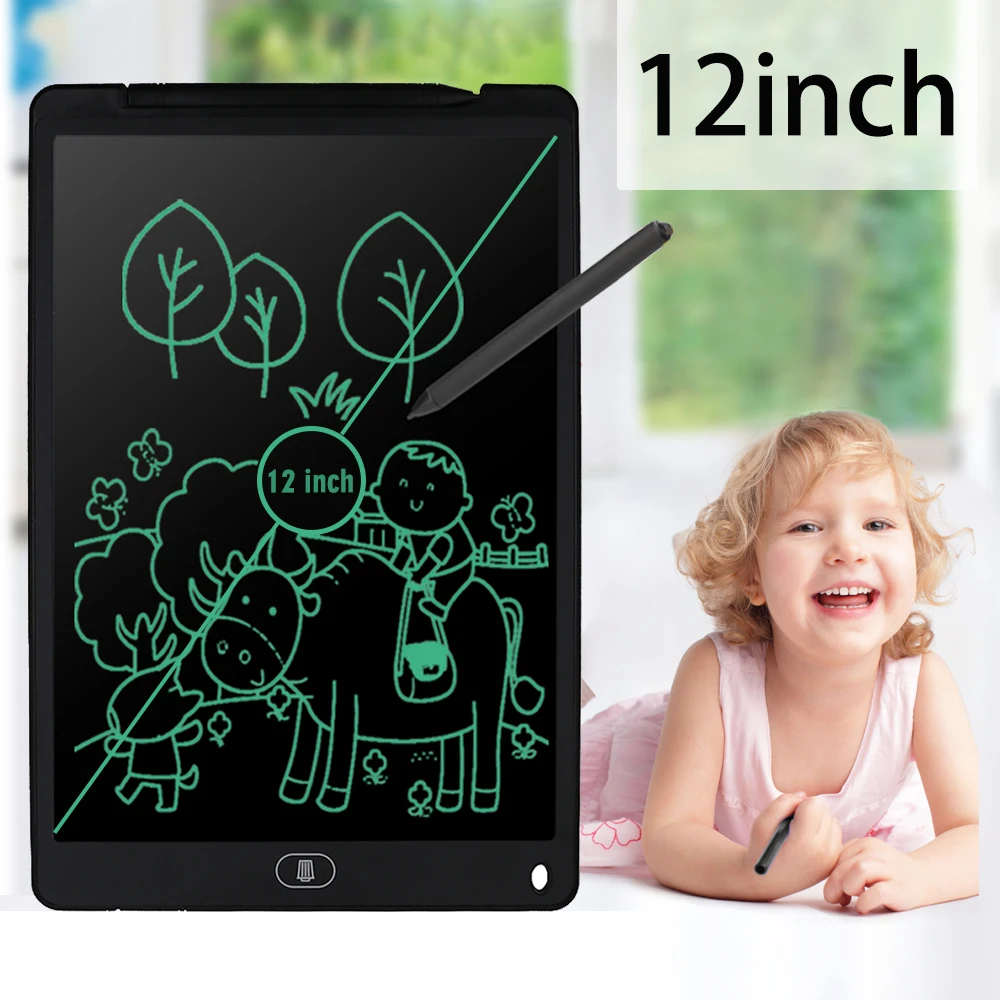 

12 inch LCD Writing Tablet Drawing toys for children Drawing Board Electronic Thick Pen Kids Educational Toys