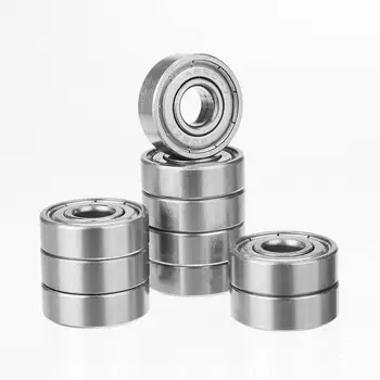 

10Pcs/set 608ZZ Bearing Double-sided Seal Miniature High-carbon Steel 608 ZZ Deep Groove Raceway Ball Bearing