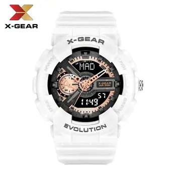 

X-GEAR Fashion Digital Watch Men Women Shockproof Waterproof Wrist Watches Mens Ladies Couple Alarm Hour montre homme