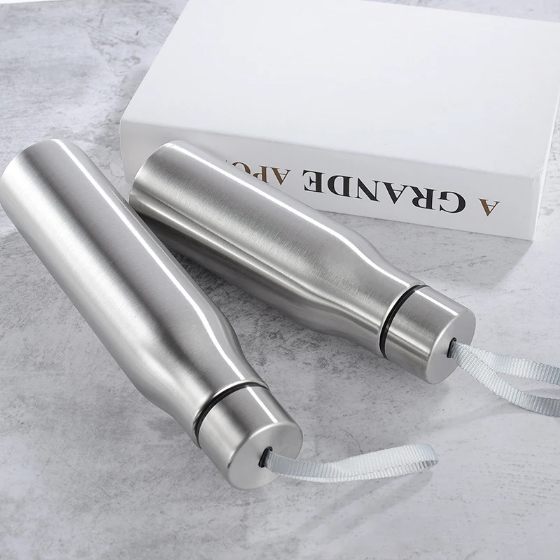 Stainless Steel Water Bottle 500ml/1000ml Stainless Steel Water Bottle Handle Portable Hot Cold Water Bottle For Cycling Sports Travel water bottle,sports water bottle,sports bottle,stainless steel water bottle,plastic water bottle
