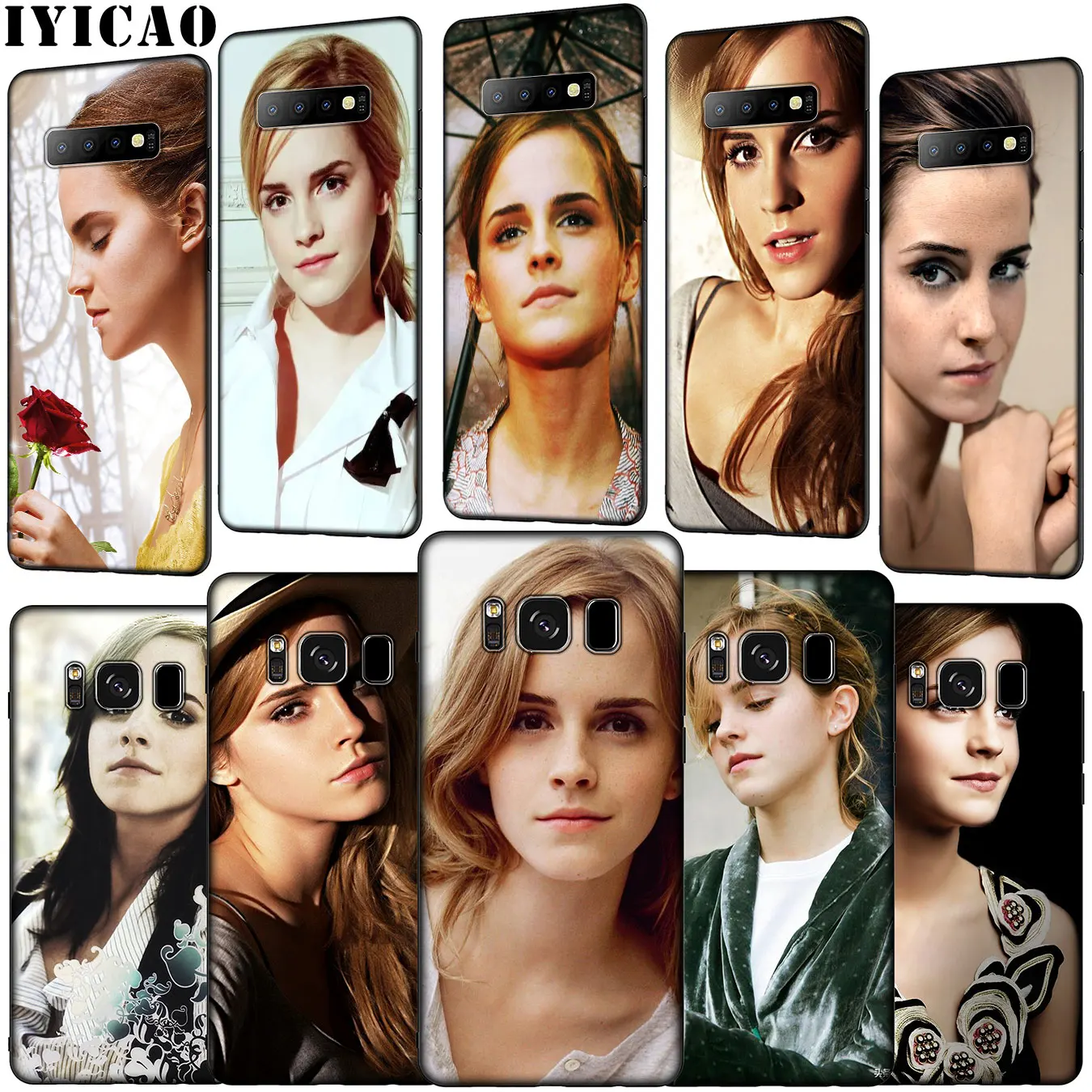 IYICAO Emma Watson Мягкий силиконовый чехол для телефона Samsung Galaxy S20 Ultra S10 Lite S9 S8 Plus S6 S7 Edge