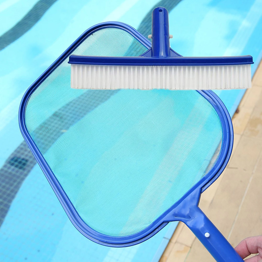 Отделитель листьев фильтр сетка и настенный набор кистей для чистки бассейна