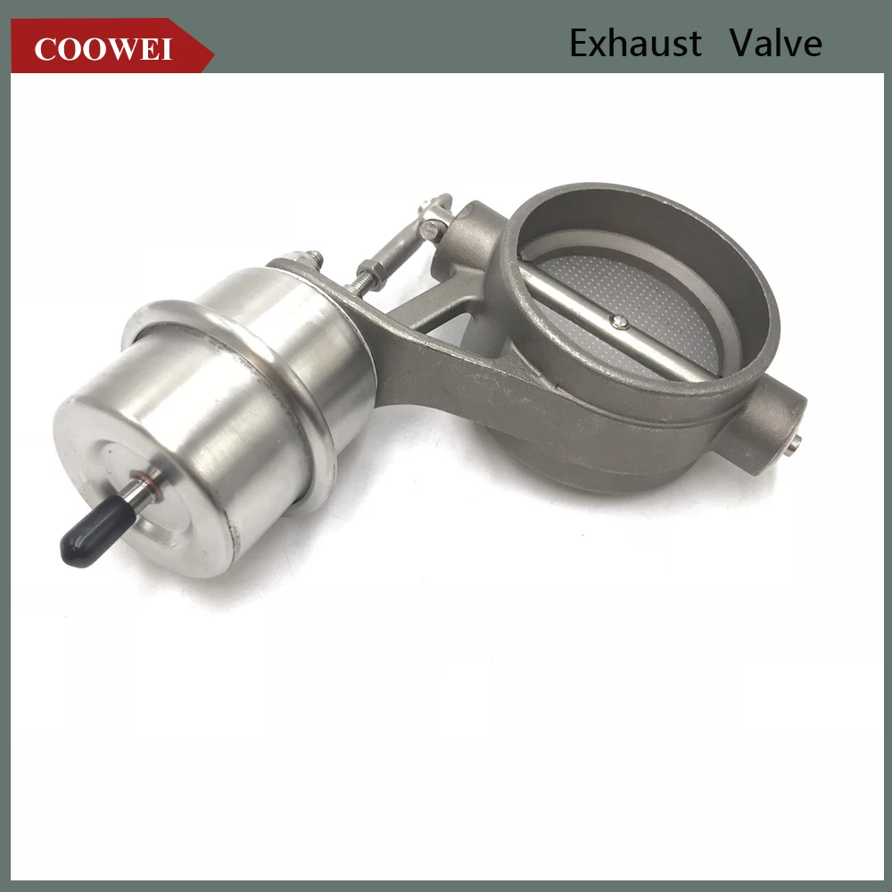 3'' inch Exhaust Control Valve Set Actuator CLOSED Style 76mm Pipe