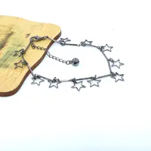 Европейский и американский минималистский стиль пляжные женские ноги кулон ноги украшения тенденции моды выдалбливают звезда Женская Fe