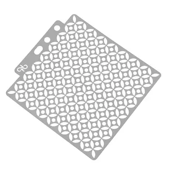 

1pc Drawing Stencil Assorted Patterns Painting Stencils for Cake Decor Scrapbooking Rulers