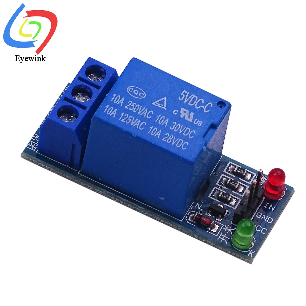 1 Channel Relay Module Interface Board Shield For Arduino 5V/12V/24V ...