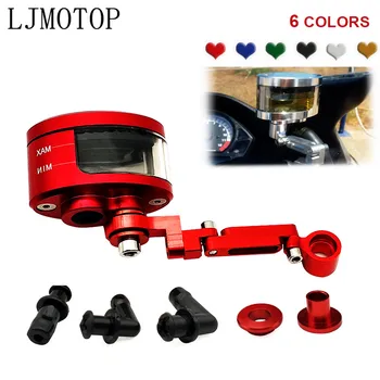 

CNC Motorcycle Front Brake Clutch Reservoir Oil Fluid Cup Tank Bracket For KTM Duke 125 200 250 390 690 EXC EXCF SX SXF XC XCF