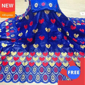 

Tissu African Dry Lace Fabric Bazin Riche fabric 2020 Nouveua High Quality Jacquard Guinea Brocade Fabric Sewing dress BL349