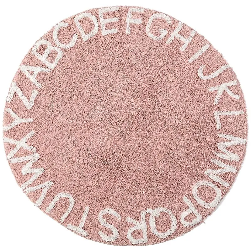 Топ-ABC детский коврик Алфавит образовательная зона коврики для новорожденных малышей-детский игровой и спальный плюшевый коврик, тканый ковер с алфавитом