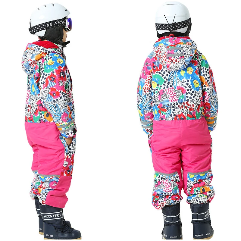 TWTOPSE/детский зимний костюм с героями мультфильмов Лыжный Сноуборд костюм комбинезон цельный зимний детский комплект с утепленными штанами для мальчиков и девочек