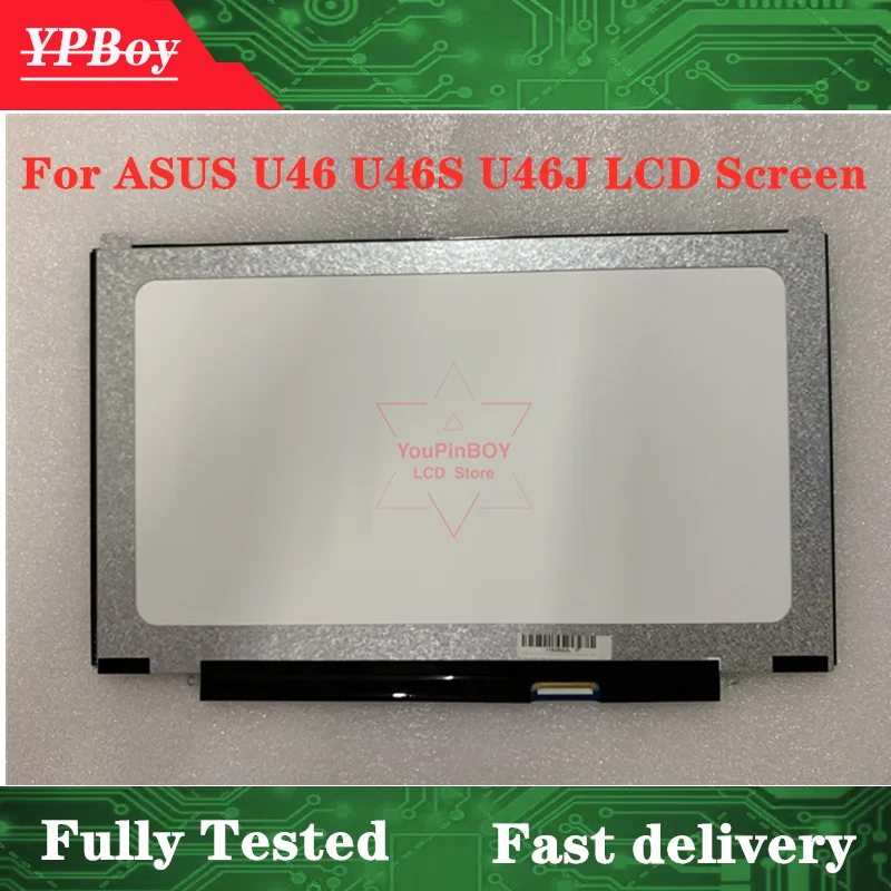 Светодиодный ЖК экран для ноутбука ASUS U47 U47VC U47A U46 U46S U46J U46SV матрица 14 0*1366 768 дюйма
