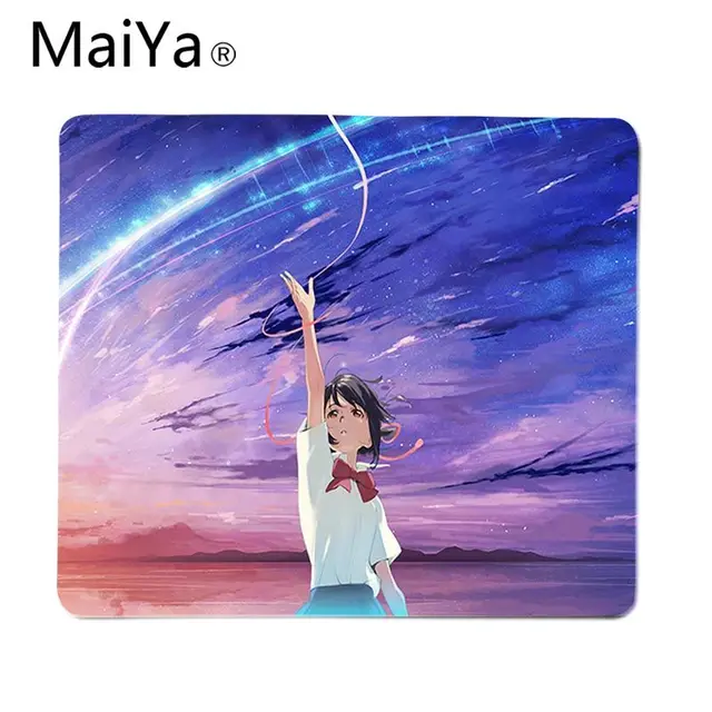 Maiya Top Quality Anime your name Unique Desktop Pad Game Mousepad Free Shipping Large Mouse Pad Keyboards Mat A1