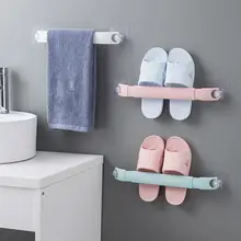 Полезная ванная комната настенный банное полотенце барная полка самоклеящаяся бумажный держатель для рулона вешалка для ванной комнаты Прямая