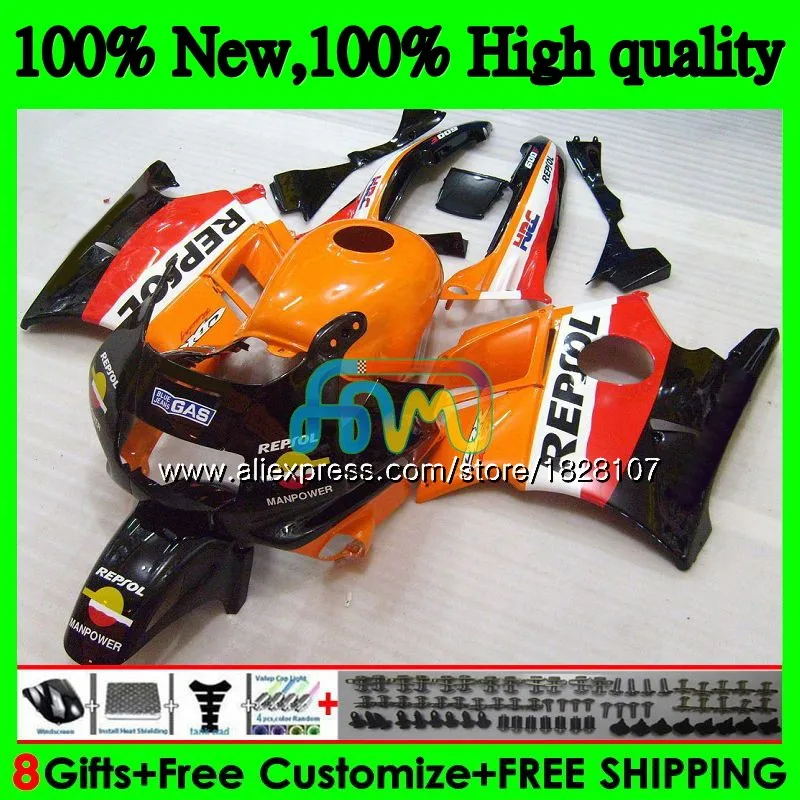 Горячая+ майка для HONDA CBR 600F3 600 F3 FS Repsol orange CBR600FS 3BS. 29 CBR600 F3 CBR600F3 1995 1996 1997 1998 95 96 97 98 обтекатель