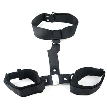 BDSM Bondage Slave Erotic Sexy Toys For Women Couples Adult Games Leg Open Restraints Neck Handcuffs Ankle Cuff Straps Sex Shop 4