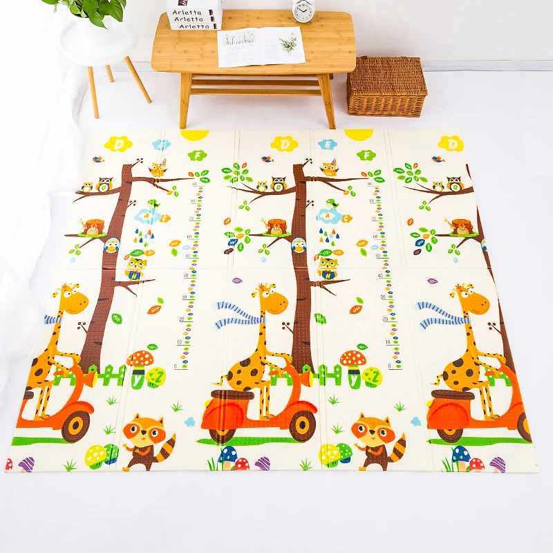 Baby Play Mat Waterproof XPE Soft Floor Playmat Foldable Crawling Carpet Kid Game Activity Rug Folding Blanket Educational Toys