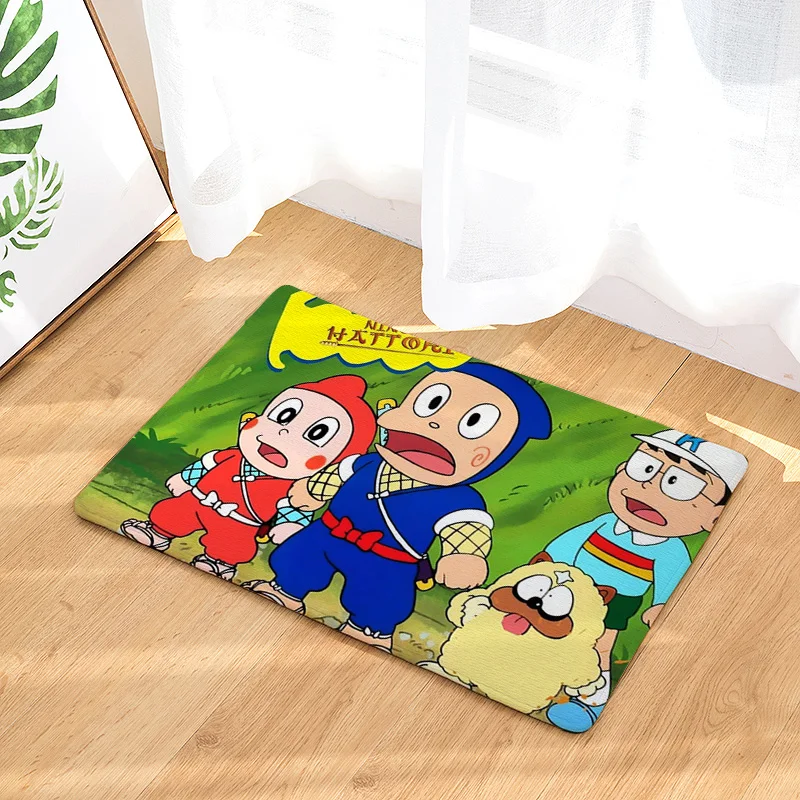 Ninja Hattori Customized Anime Mat Decoration Home Carpets Cartoon Rug Bedroom Floor Mats Bath Plush Rugs Doormat New Aliexpress