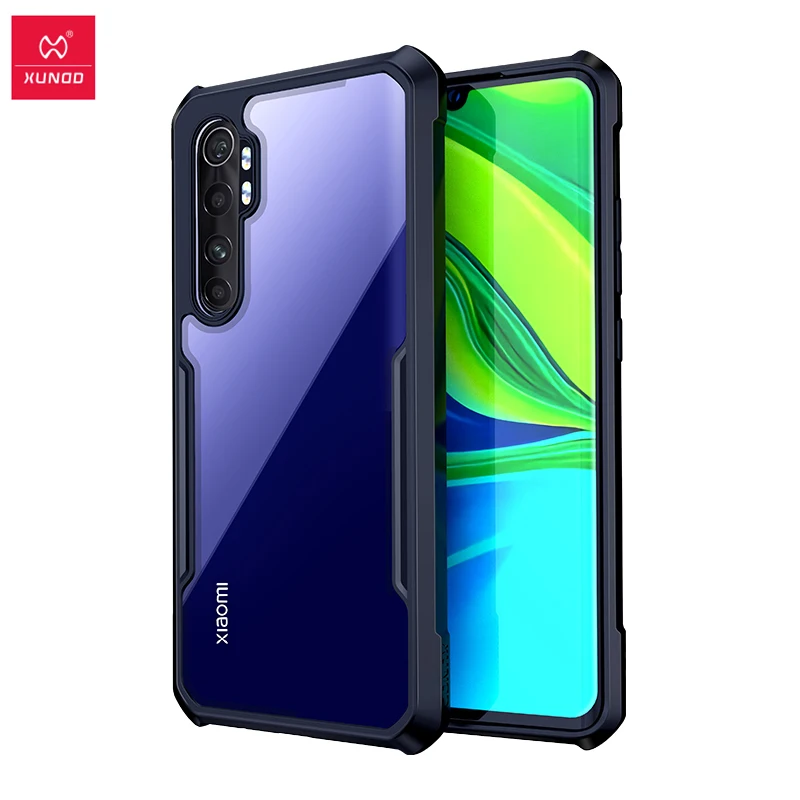 Чехол для Xiaomi Mi Note 10 lite Xundd Противоударная подушка безопасности бампер с кольцом
