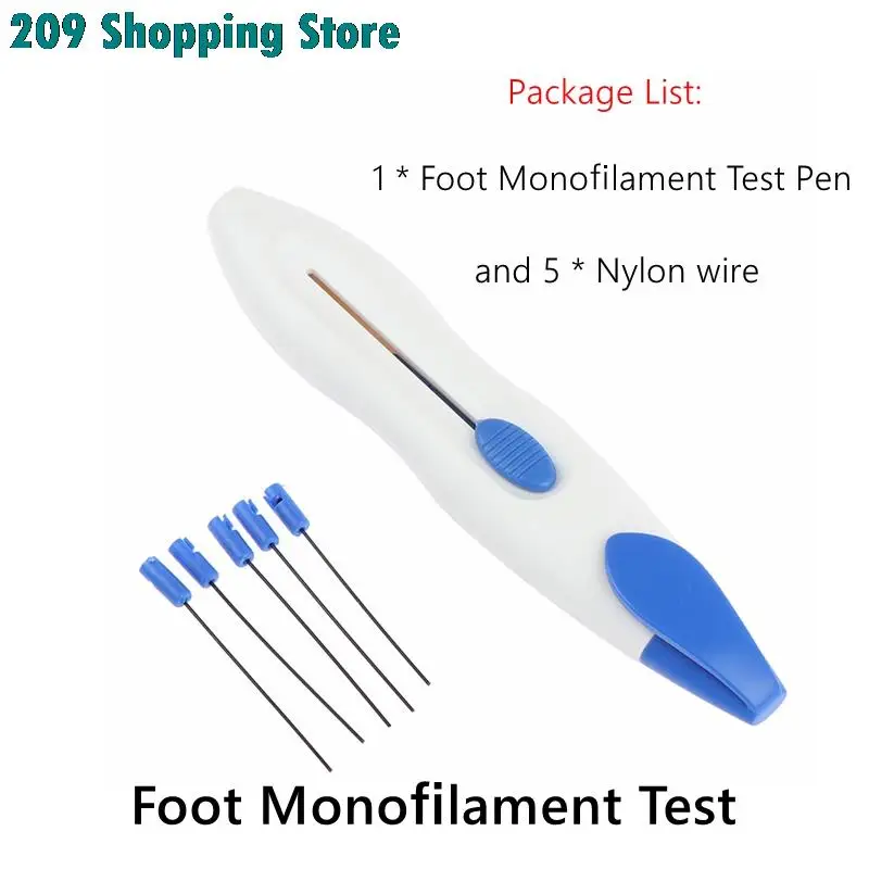 Diabetic Monofilament Tester ,retractable Foot Test Pen With 5pcs