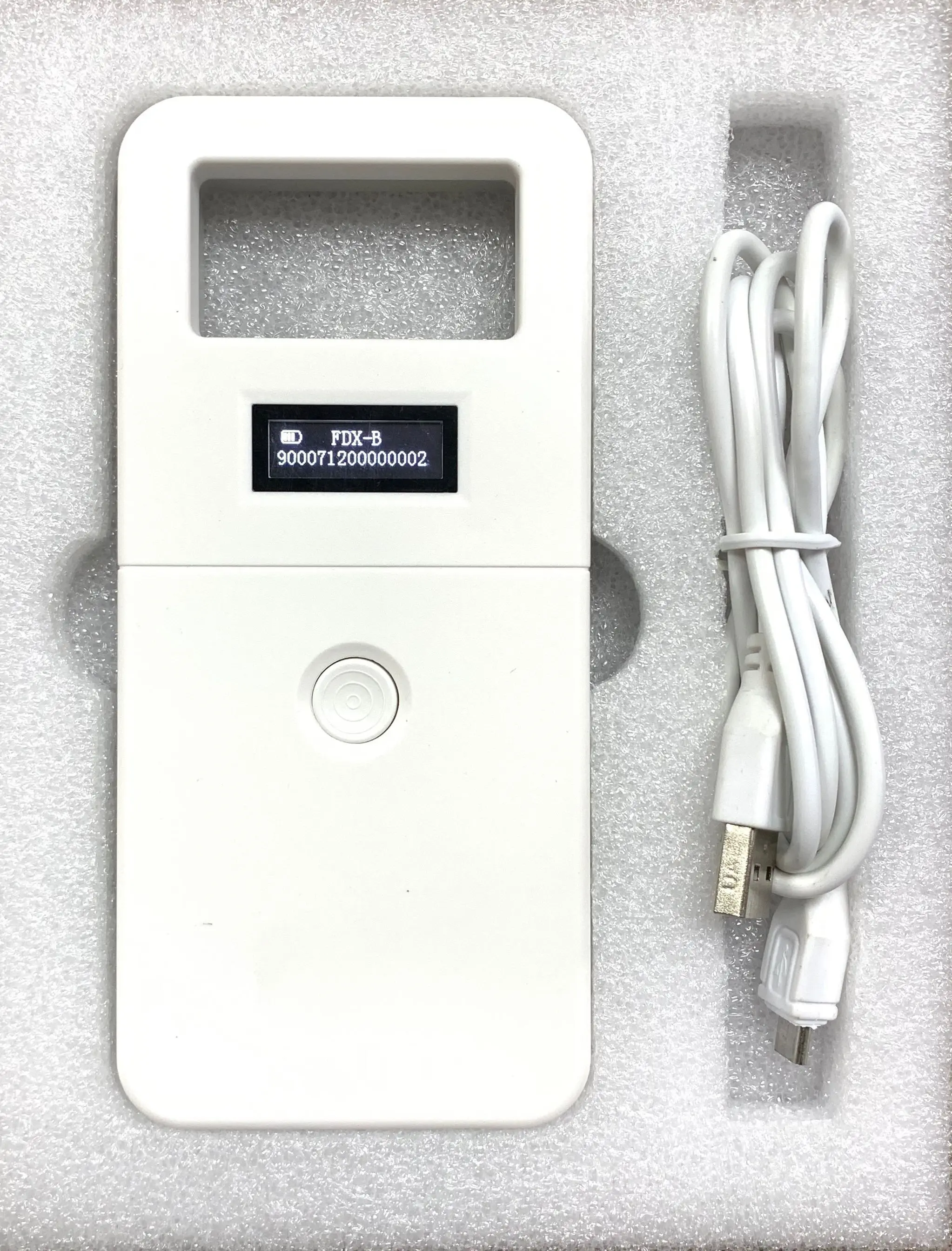  2019  134.2 Khz FDX-B Led Animal Chip Dog Reader Pet ID RFID Microchip Handheld Scanner - 4000089748474